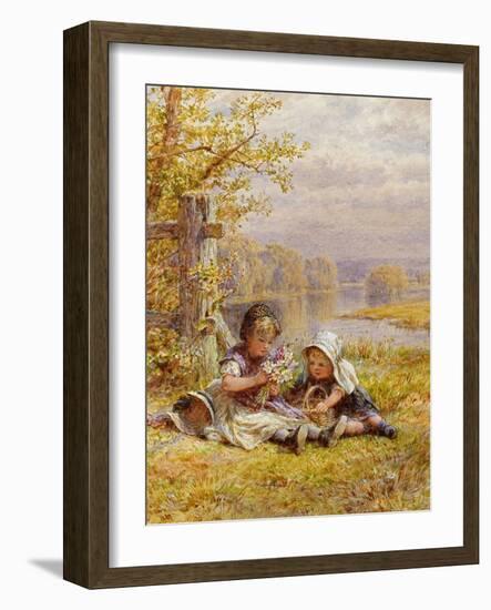 A Posy for Mother, 1867 (W/C on Paper)-William Stephen Coleman-Framed Giclee Print