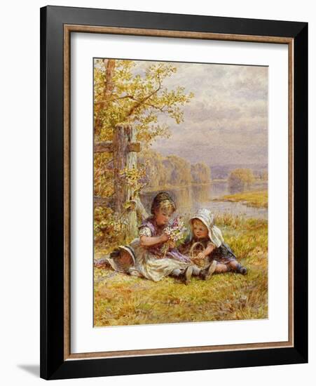 A Posy for Mother, 1867 (W/C on Paper)-William Stephen Coleman-Framed Giclee Print