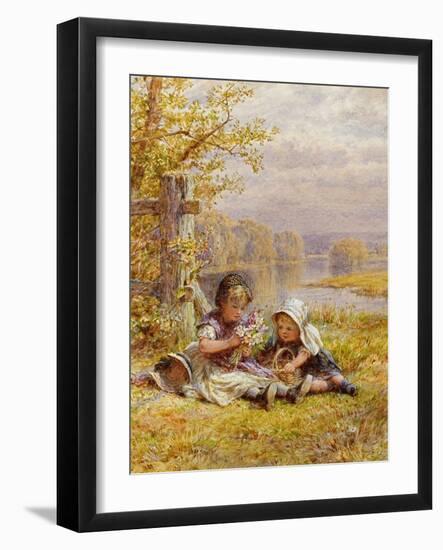 A Posy for Mother, 1867 (W/C on Paper)-William Stephen Coleman-Framed Giclee Print