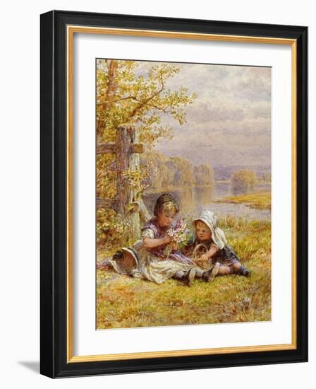 A Posy for Mother, 1867 (W/C on Paper)-William Stephen Coleman-Framed Giclee Print