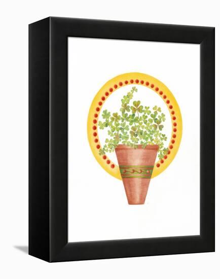 A Pot O’ Shamrocks-Deborah Kopka-Framed Premier Image Canvas