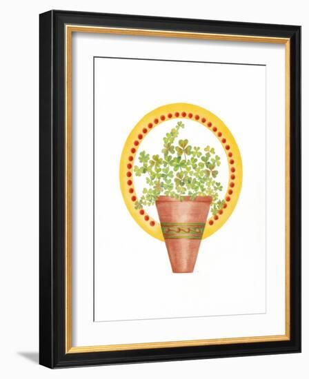 A Pot O’ Shamrocks-Deborah Kopka-Framed Giclee Print