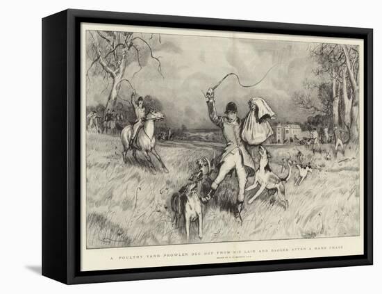 A Poultry Yard Prowler Dug Out from His Lair and Bagged after a Hard Chase-Robert Walker Macbeth-Framed Premier Image Canvas