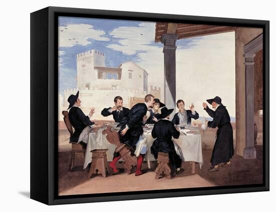 A Practical Joke by Arlotto the Parish Priest-Volterrano Franceschini-Framed Premier Image Canvas