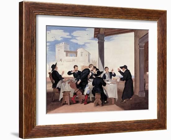 A Practical Joke by Arlotto the Parish Priest-Volterrano Franceschini-Framed Giclee Print