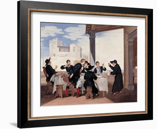 A Practical Joke by Arlotto the Parish Priest-Volterrano Franceschini-Framed Giclee Print