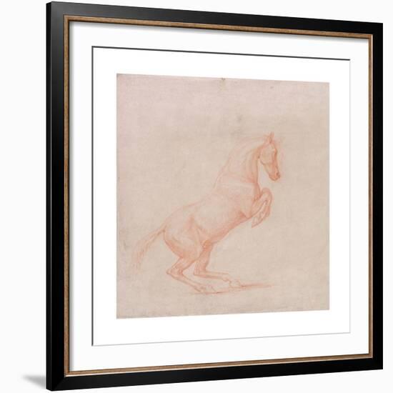 A Prancing Horse, Facing right-George Stubbs-Framed Premium Giclee Print