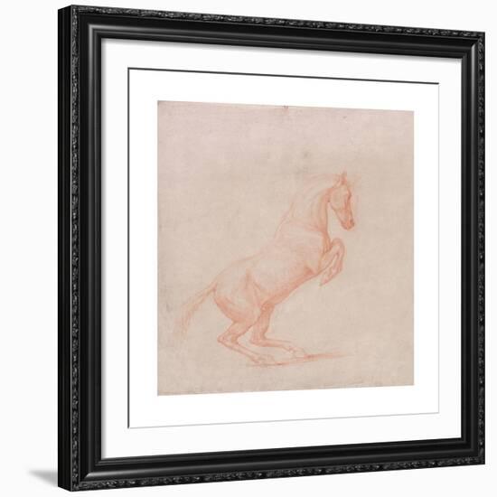 A Prancing Horse, Facing right-George Stubbs-Framed Premium Giclee Print