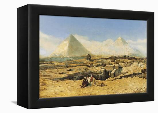 A Prayer by the Sphinx-Marius Alexander Bauer-Framed Premier Image Canvas