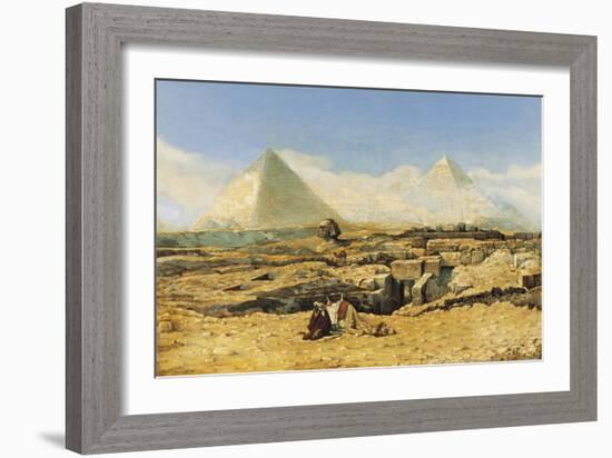 A Prayer by the Sphinx-Marius Alexander Bauer-Framed Giclee Print