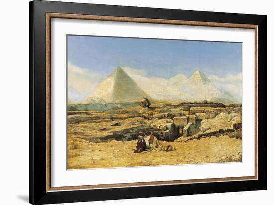 A Prayer by the Sphinx-Marius Alexander Bauer-Framed Giclee Print