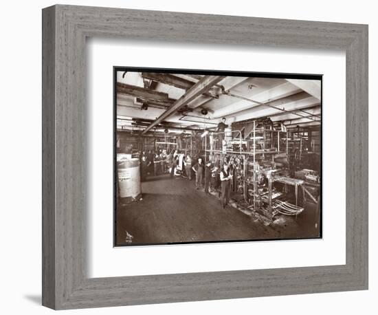 A Press Room at the McCall Publishing Co., New York, 1913-Byron Company-Framed Giclee Print