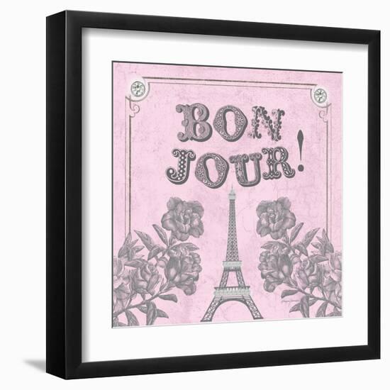 A Pretty and Pink Eiffel-Morgan Yamada-Framed Art Print