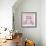 A Pretty and Pink Eiffel-Morgan Yamada-Framed Art Print displayed on a wall