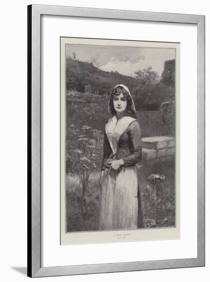 A Pretty Puritan-null-Framed Giclee Print