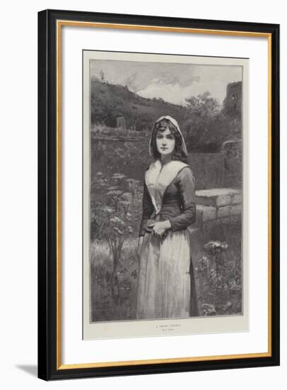 A Pretty Puritan-null-Framed Giclee Print