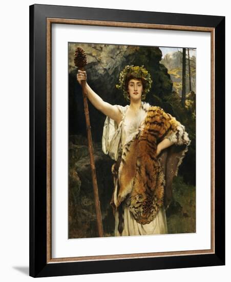 A Priestess of Bacchus-John Collier-Framed Giclee Print