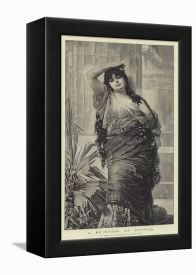 A Princess of Cyprus-Nathaniel Sichel-Framed Premier Image Canvas