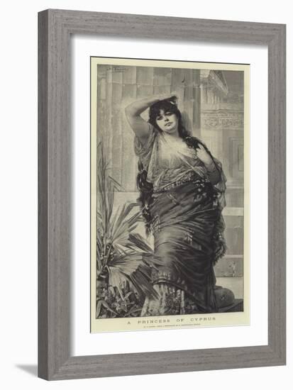 A Princess of Cyprus-Nathaniel Sichel-Framed Giclee Print