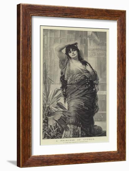 A Princess of Cyprus-Nathaniel Sichel-Framed Giclee Print