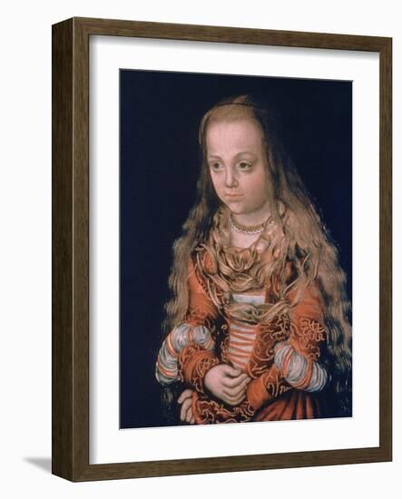 A Princess of Saxony, C1517-Lucas Cranach the Elder-Framed Giclee Print