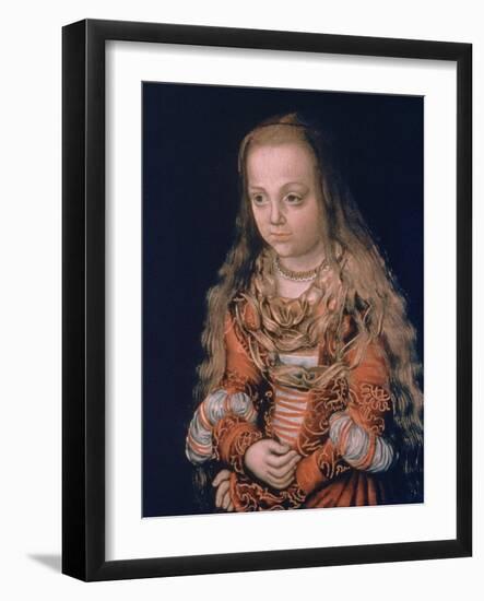 A Princess of Saxony, C1517-Lucas Cranach the Elder-Framed Giclee Print