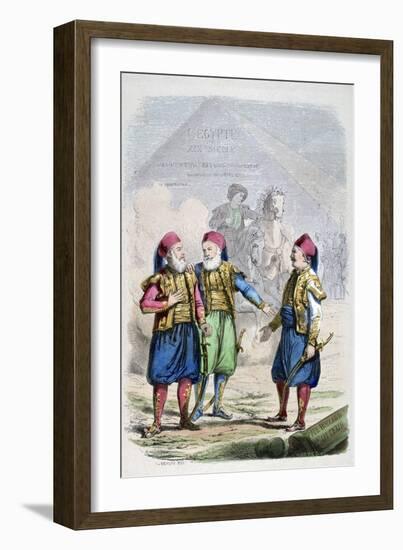 A Print from 19th Century Egypt, 1847-Jean Adolphe Beauce-Framed Giclee Print