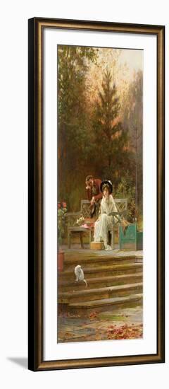 A Prior Attachment, 1882-Marcus Stone-Framed Giclee Print