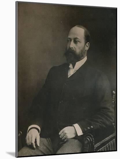 A private portrait of King Edward VII, c1890 (1911)-W&D Downey-Mounted Photographic Print