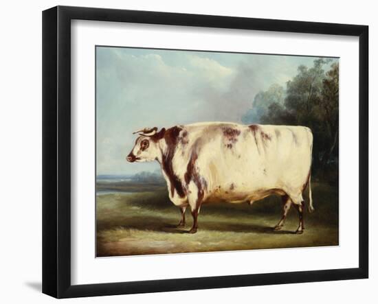 A Prize Bull, 1839-William Henry Davis-Framed Giclee Print