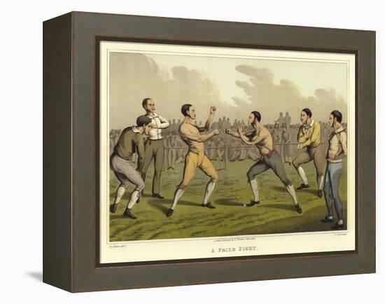 A Prize Fight-Henry Thomas Alken-Framed Premier Image Canvas