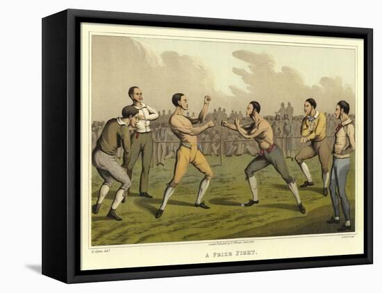 A Prize Fight-Henry Thomas Alken-Framed Premier Image Canvas