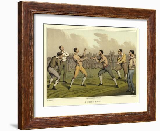 A Prize Fight-Henry Thomas Alken-Framed Giclee Print