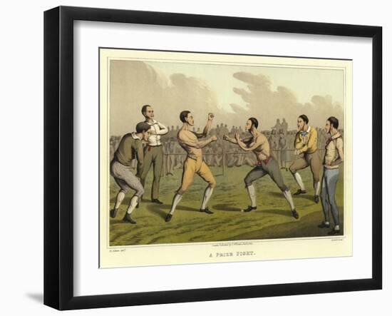 A Prize Fight-Henry Thomas Alken-Framed Giclee Print