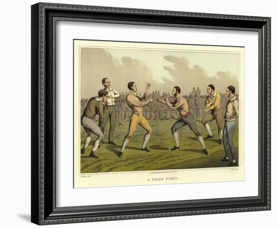 A Prize Fight-Henry Thomas Alken-Framed Giclee Print