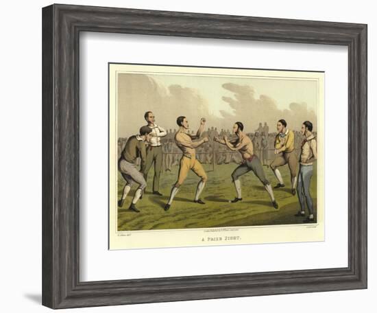 A Prize Fight-Henry Thomas Alken-Framed Giclee Print