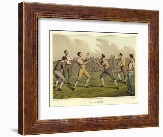 A Prize Fight-Henry Thomas Alken-Framed Giclee Print