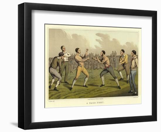 A Prize Fight-Henry Thomas Alken-Framed Giclee Print