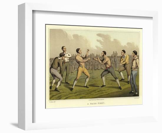 A Prize Fight-Henry Thomas Alken-Framed Giclee Print