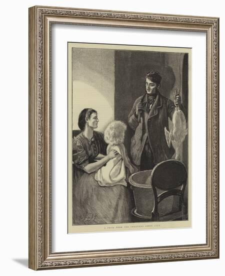 A Prize from the Christmas Goose Club-Sir James Dromgole Linton-Framed Giclee Print