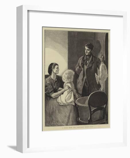 A Prize from the Christmas Goose Club-Sir James Dromgole Linton-Framed Giclee Print