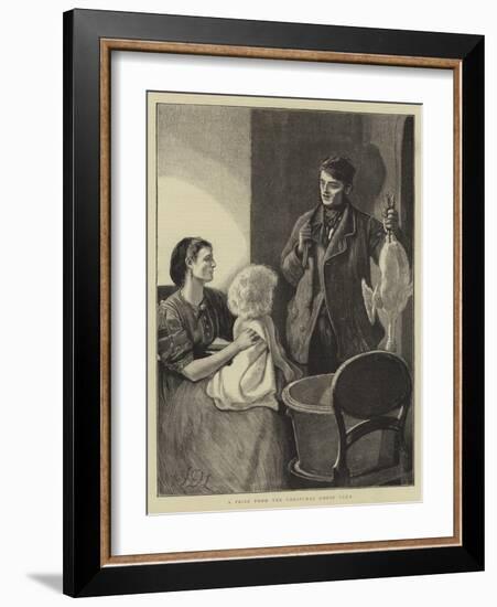 A Prize from the Christmas Goose Club-Sir James Dromgole Linton-Framed Giclee Print