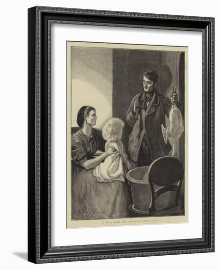 A Prize from the Christmas Goose Club-Sir James Dromgole Linton-Framed Giclee Print