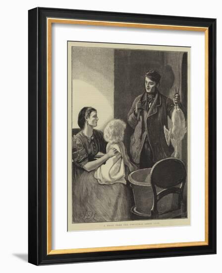 A Prize from the Christmas Goose Club-Sir James Dromgole Linton-Framed Giclee Print