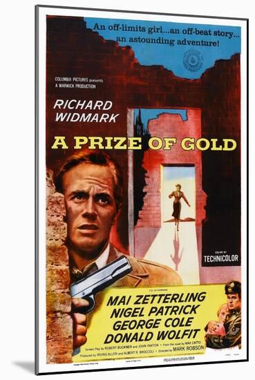 A Prize of Gold, Richard Widmark, 1955-null-Mounted Art Print