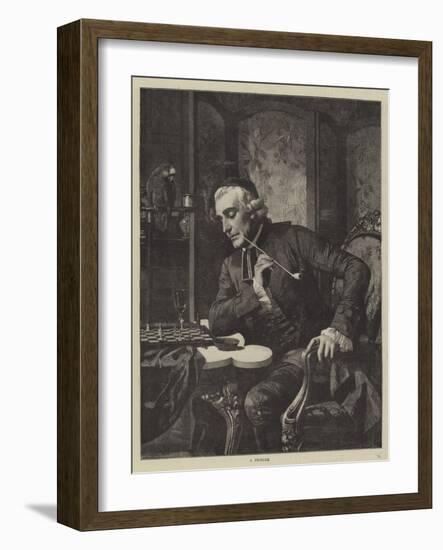 A Problem-null-Framed Giclee Print