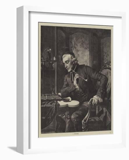 A Problem-null-Framed Giclee Print