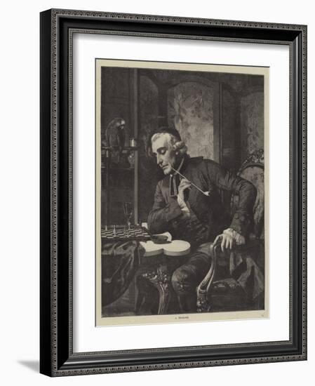 A Problem-null-Framed Giclee Print