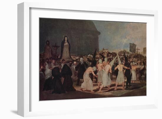 A Procession of Flagellants', 1812-1819 (1939)-Francisco Goya-Framed Giclee Print