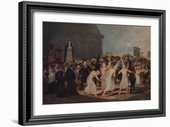 A Procession of Flagellants', 1812-1819 (1939)-Francisco Goya-Framed Giclee Print